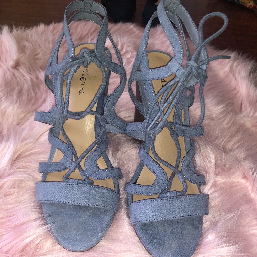 Blue High heels